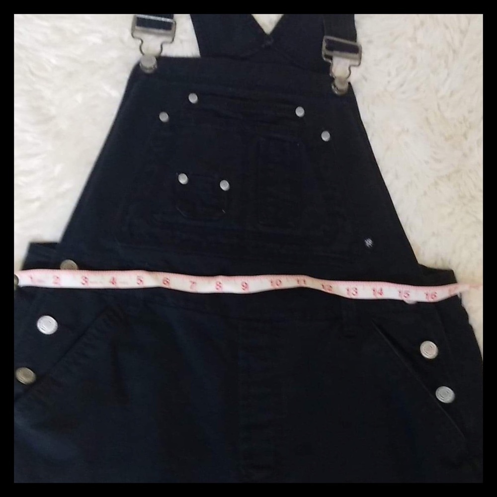 NO BOUNDARIES Black Denim Overalls - Picture 3 of 4